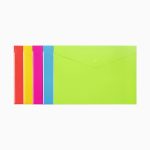 Enveloppes plate A3 Happy Fluo assortis