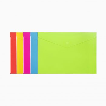 Enveloppes plate A3 Happy Fluo assortis