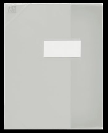 Oxford Durable Series - Clear Fold-Over Notebook Cover - 17 x 22 cm