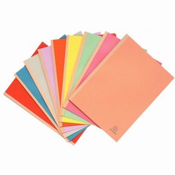 Pack of 25 FOREVER reinforced spine rigid folders, pink