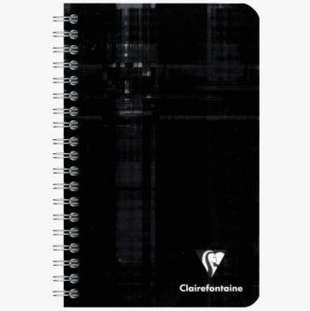 Carnet à reliure intégrale 100 pages, format 11 x 17 cm, papier 90g quadrillé 5x5