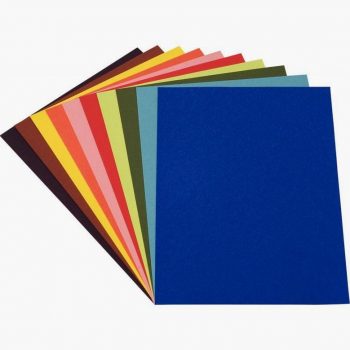 Paquet de 500 feuilles de papier couleur 120g format 21x29,7cm 10 assortis