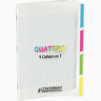 Conquerant Notebook, 140 Sheets, 90gsm, 24x32cm, French Ruled