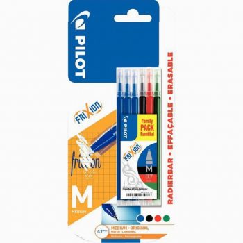 Set of 6 assorted Pilot Frixion pen refills