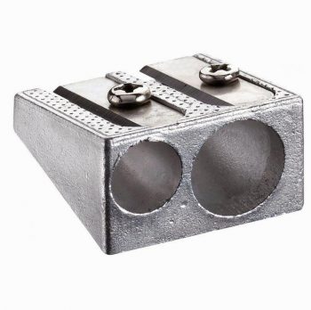 Metal Pencil Sharpener. Dual Function