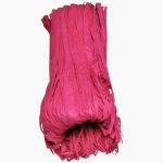 Pelote de 50 g de raphia végétal fuchsia