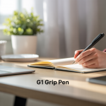 g1-pen-ballpoint-05mm-fine-grip-green-728422-1