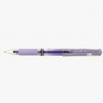 Stylo encre gel Signo Broad violet métal Uni-ball