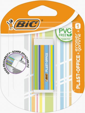 Blister de 1 gomme sans pvc bic