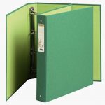FOREVER Eco Recycled Paper Lever Arch File, 4 cm Spine, Green