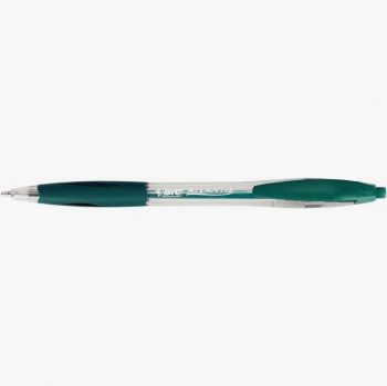 Bic Atlantis Classic Retractable Pen Green