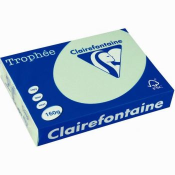 Pack of 250 green A3 sheets 160gsm TROPHEE CLAIREFONTAINE paper