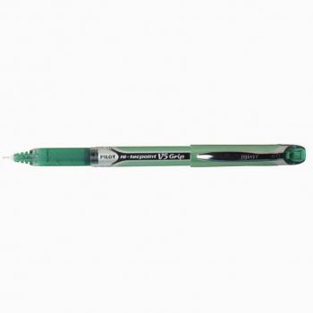 Roller V5 Grip Hi-Tecpoint pointe fine 0,5mm vert Pilot