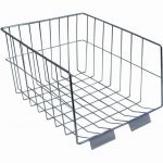 Chrome Wire Mail Basket, Height 19cm