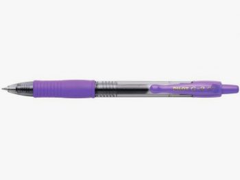Pilot G2 Violet Gel Ink Pen with Comfort Grip