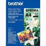 Brother 25-Sheet Pack Matte A4 Inkjet Paper, 21 x 29.7 cm
