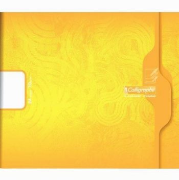 Cahier de maternelle jaune Calligraphe 24 pages 70g 17 x 14,7 cm Uni