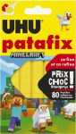 80 pastilles Patafix jaune Minecraft UHU