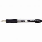 Stylo encre gel K3 rétractable noir