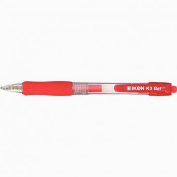 Retractable Red Gel Ink Pen K3 Series