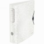 Leitz WOW Active 180° Polypropylene Lever Arch File, 75 mm Spine, White