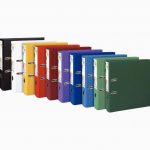 PREM'TOUCH A4 Maxi Plastic Lever Arch File, 8 cm Spine, Bright Mixed Colors