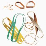Pack of 100 g light-colored wristbands 120x03 mm