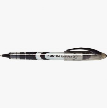 Roller à encre liquide K4 Tank Pen 05 0,7mm noir Ikon