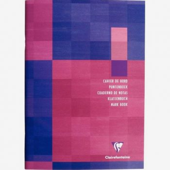 Clairefontaine Pink Logbook 72 Sheets A4 Size 21 x 29.7 cm