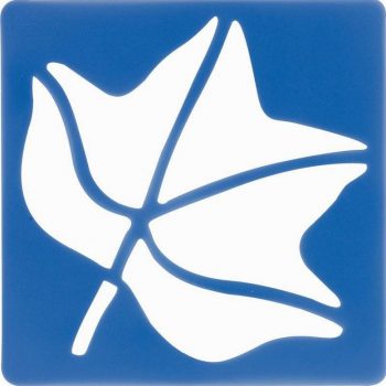 Lot de 12 pochoirs feuilles d'arbres
