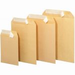 Set of 500 Self-Adhesive Kraft Envelopes C5 162x229mm 90gsm M BUSINESS