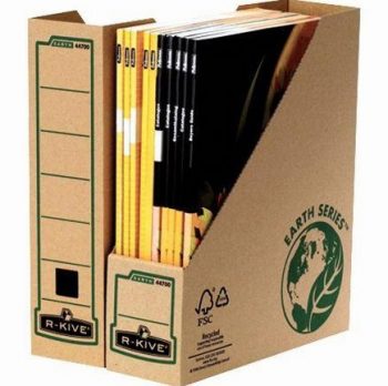 Set of 20 Cardboard Magazine Files, 8 cm Spine