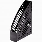 Black Recycled Openwork Magazine Holder