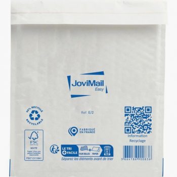 Pack of 100 bubble mailer envelopes 22x26cm