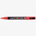 Marqueur pointe fine conique rouge