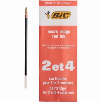 BIC Medium Tip Red Refill for 2-4 Color Pens