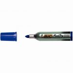 Permanent Marker with Bullet Tip, Solvent-Based, Fade-Resistant, Standard Metal Barrel, Blue