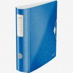 Leitz WOW Active 180° Polypropylene Lever Arch File, 75 mm Spine, Blue