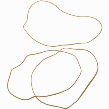 Boîte de 100 g de bracelets blonds étroits, 180 mm
