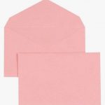 Pack of 500 recycled pink election envelopes 90x140 mm, 80 gsm