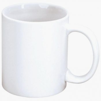 Set of 6 porcelain coffee mugs