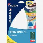 Set of 288 White Multi-Purpose Labels 67x20mm