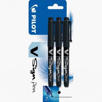 Blister de 3 Feutres V Sign Pen Noir