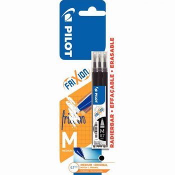 3 recharges de stylos Frixion noir Pilot