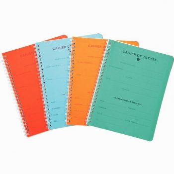 Notebook, 17x22 cm, Seyès Ruled, Spiral Bound, 124 Sheets, White, 90gsm