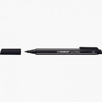 Black Pointmax Nylon Felt Tip Pen