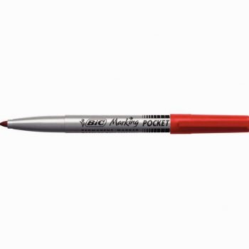 Marqueur permanent Pocket pointe ogive fine 1 mm rouge
