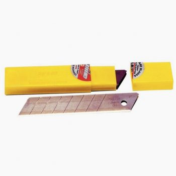 Set of 10 replacement blades for Olfa large 18 mm utility cutter
