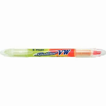 Dual-Tip Highlighter Marker Yellow and Orange by Spotliter