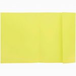 Pack of 100 single-flap folders 160gsm 24x32 cm canary yellow
